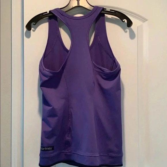 Adidas x Stella McCartney Athletic Tank Top Purple - Picture 3 of 4